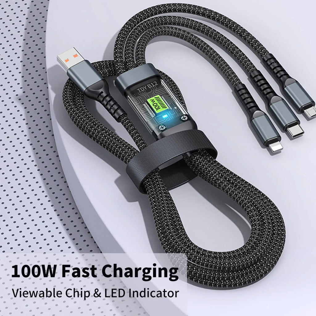 3-in-1 100W Fast Cable