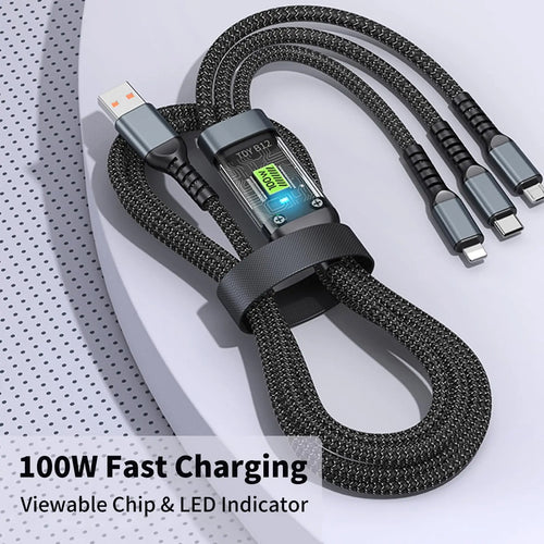 3-in-1 100W Fast Cable