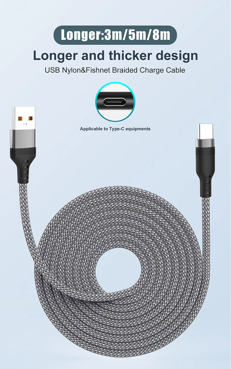 Extra-Long Fast Charging Cable