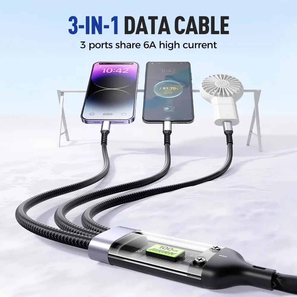 3-in-1 100W Fast Cable