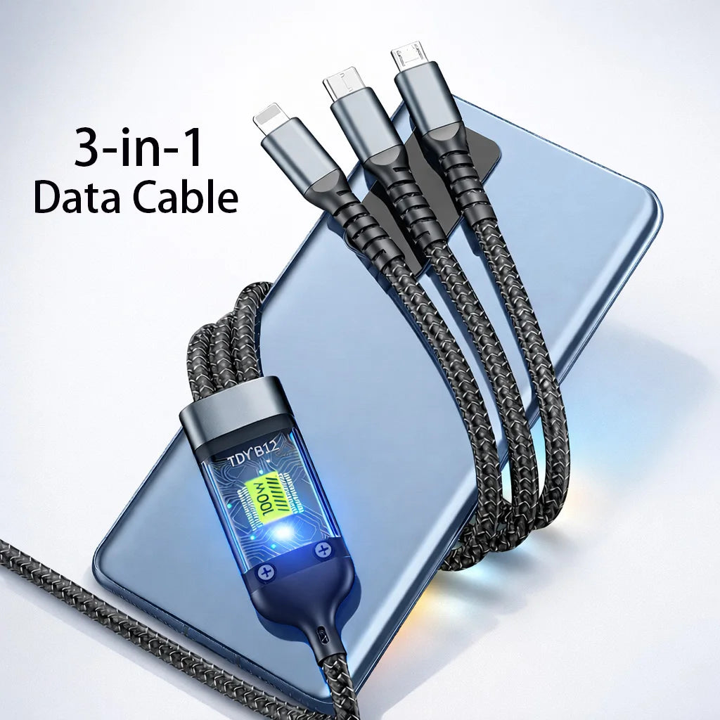 3-in-1 100W Fast Cable